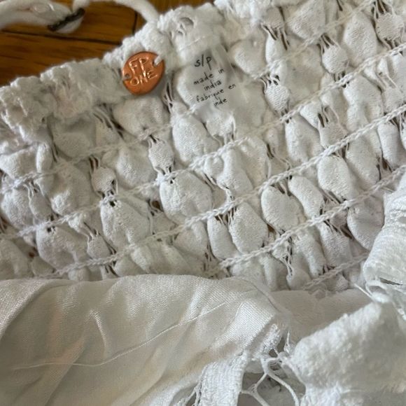 Free People Adella White Cami Size Small NWT - Picture 11 of 11